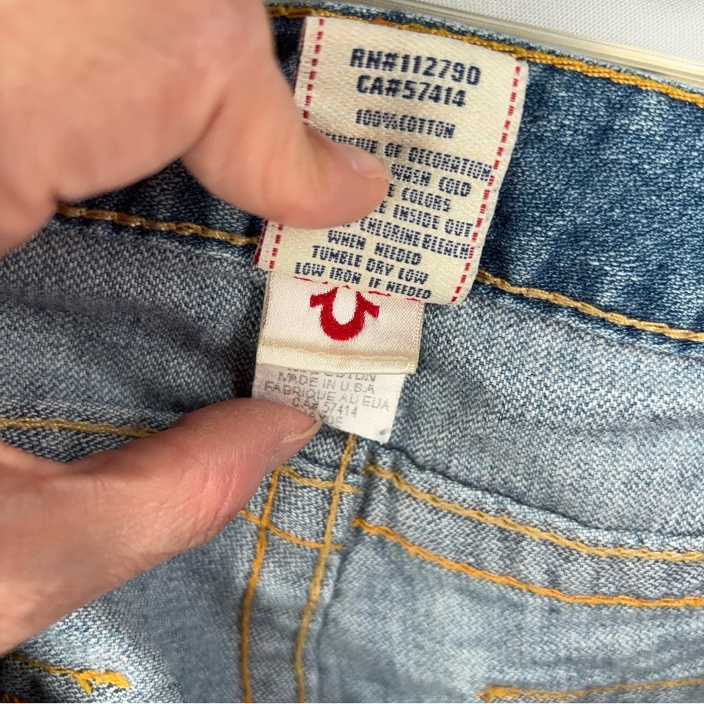 True Religion Jayde Denim Shorts - Picture 11 of 13